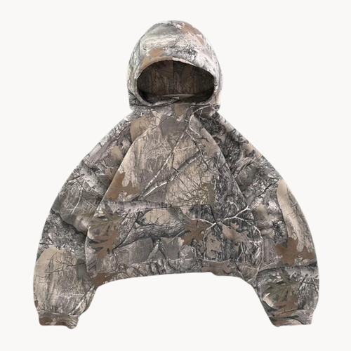 Unisex Hættetrøje i Camouflage Stil 0