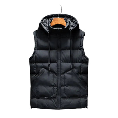 Unisex Hættevest Moderne Design Med Justerbar Hætte 0