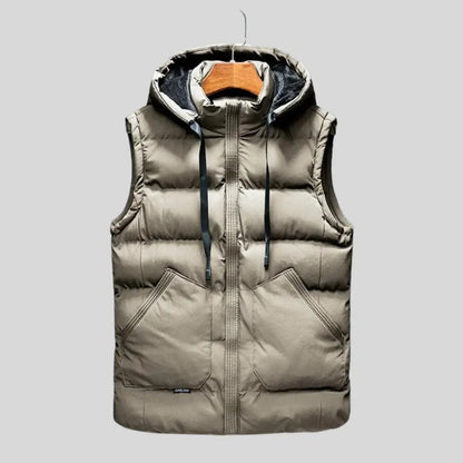 Unisex Hættevest Moderne Design Med Justerbar Hætte 4