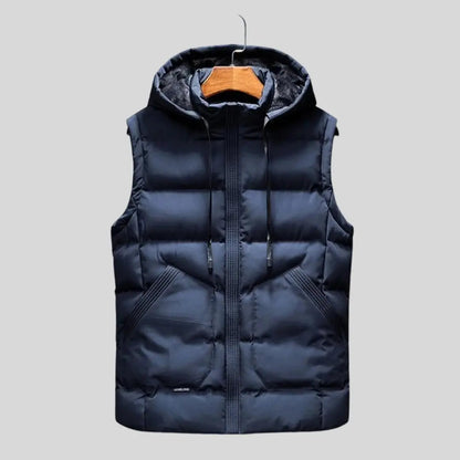 Unisex Hættevest Moderne Design Med Justerbar Hætte 5