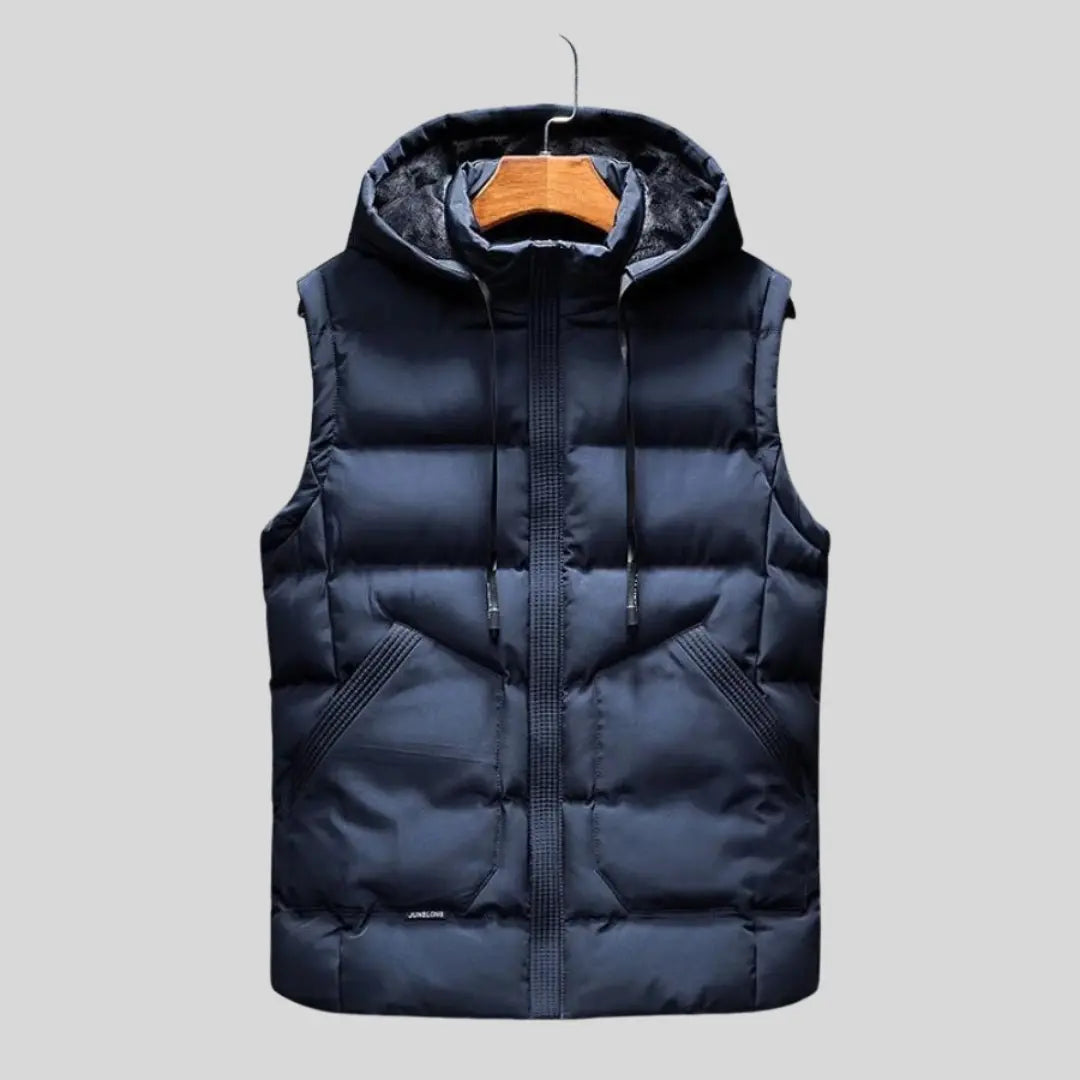 Unisex Hættevest Moderne Design Med Justerbar Hætte 5