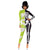 Unisex Halloween Kostume Halv Mumie Halv Skelett Asymmetrisk Design 0
