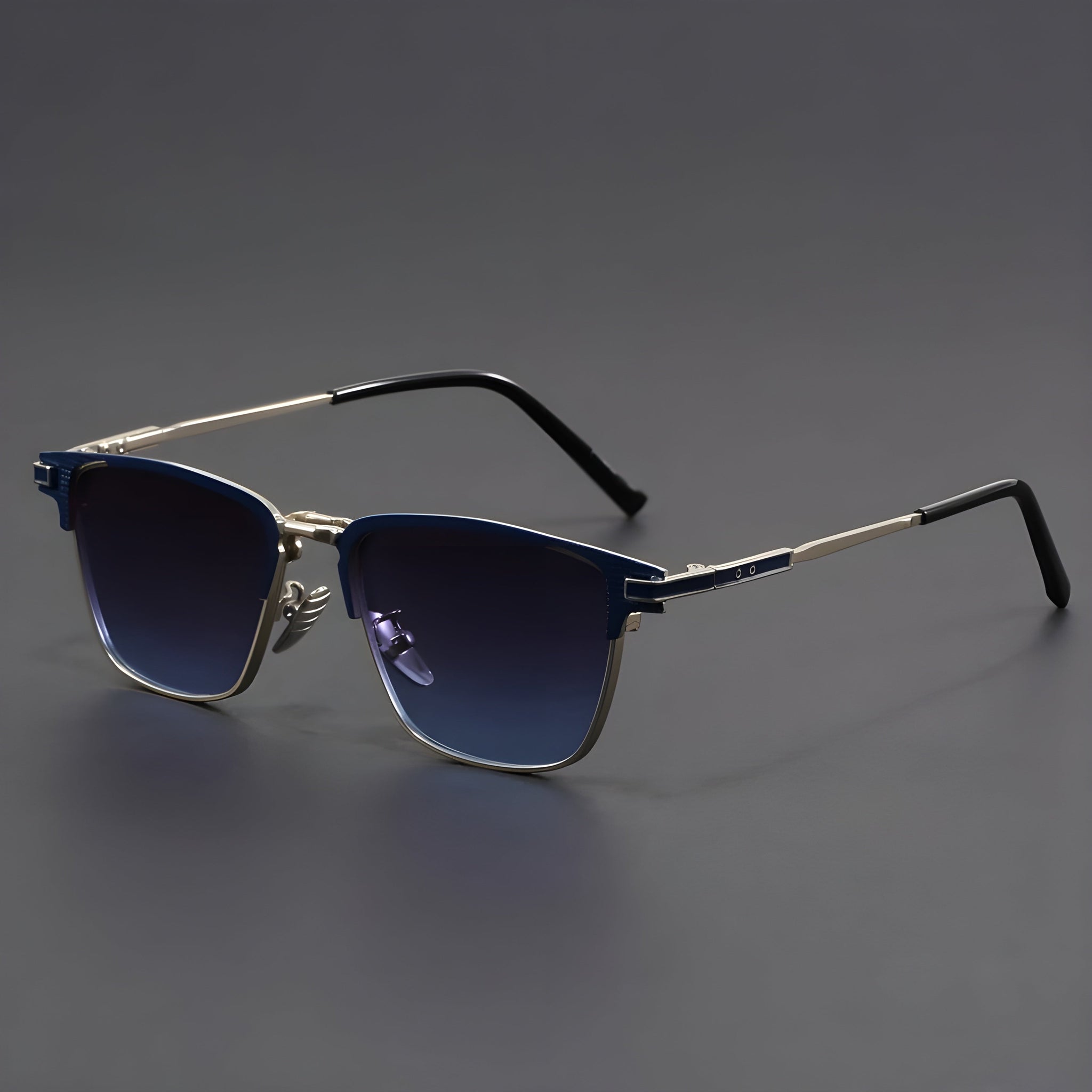 Unisex Halvramme Solbriller med Polariserede Linser 1