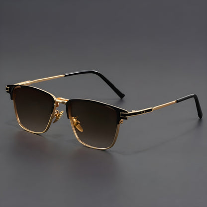 Unisex Halvramme Solbriller med Polariserede Linser 3