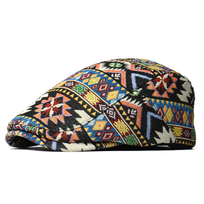 Unisex Kasket Retro Farverig Stil Justerbar 1