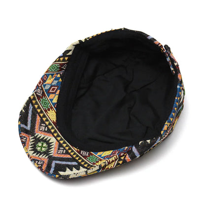 Unisex Kasket Retro Farverig Stil Justerbar 5