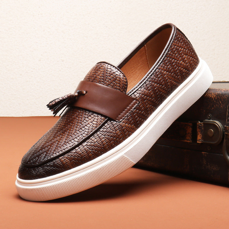Unisex Loafers Med Kvaster Trendy Slip-On Design 1