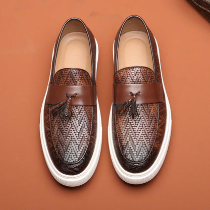 Unisex Loafers Med Kvaster Trendy Slip-On Design 3