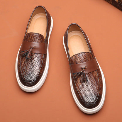 Unisex Loafers Med Kvaster Trendy Slip-On Design 4