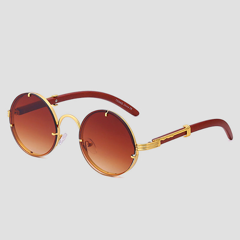 Unisex Runde Solbriller Retro Stil 3