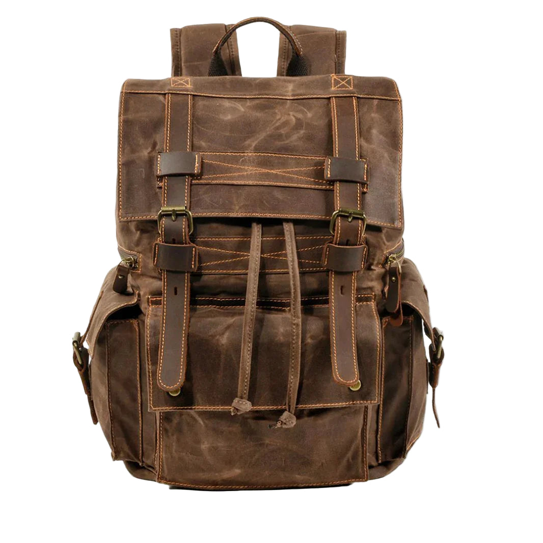 Unisex Rygsæk med Snoretræk og Vintage Stil 0