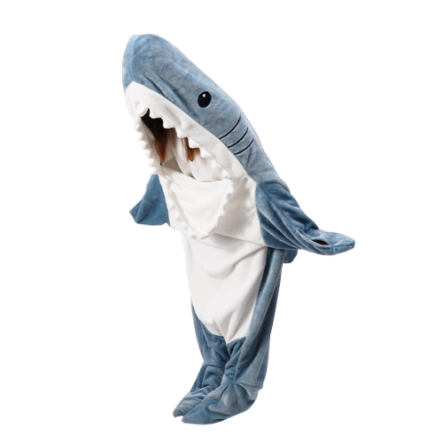 Unisex Shark Blanket Hoodie 0