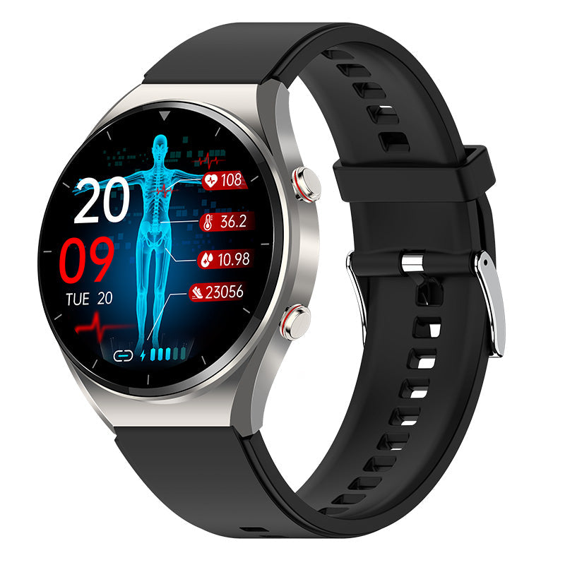 Unisex Smartwatch med EKG og Blodsukkerfunktion til Sundhedsovervågning 9