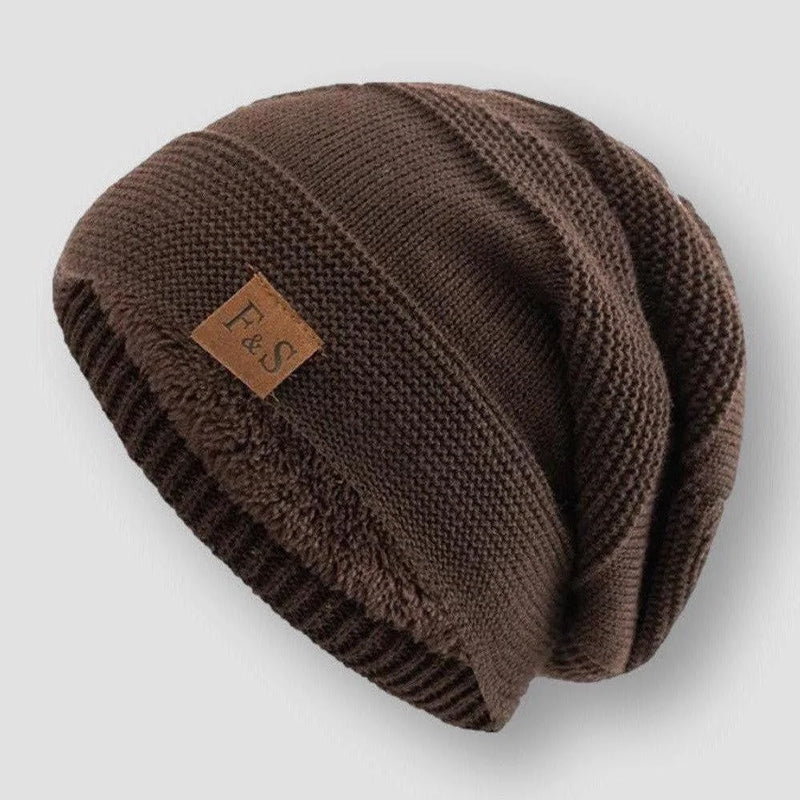 Unisex Strik Beanie med Slouch Pasform 3