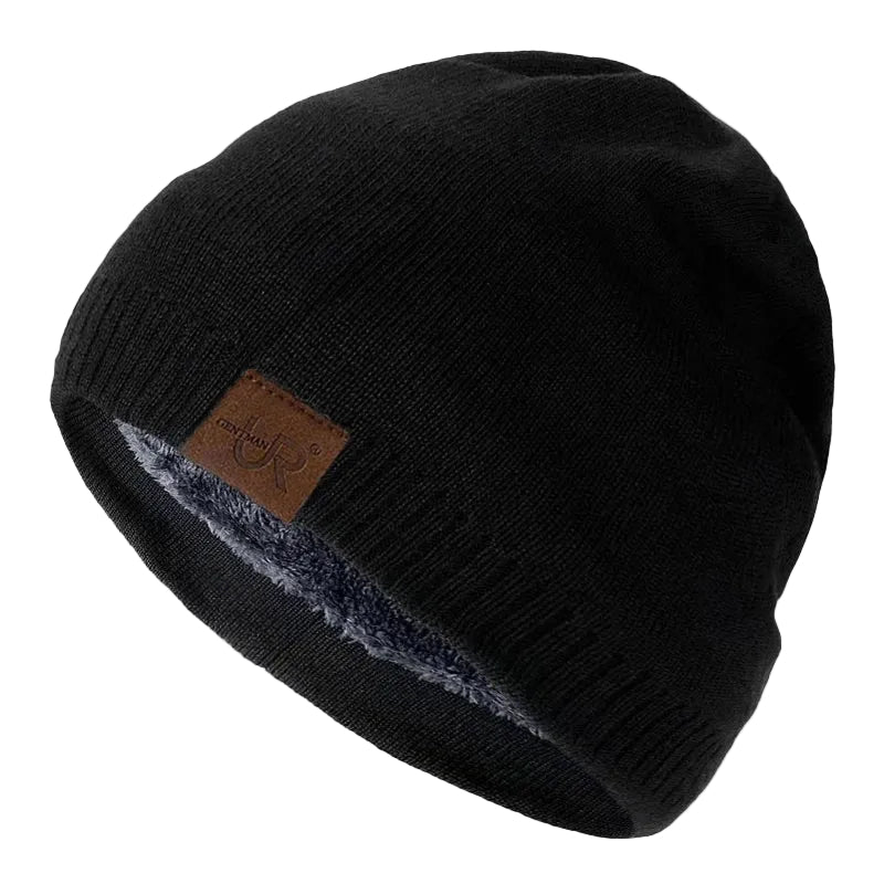 Unisex Strikbeanie med Fleeceforing Klassisk Design 0