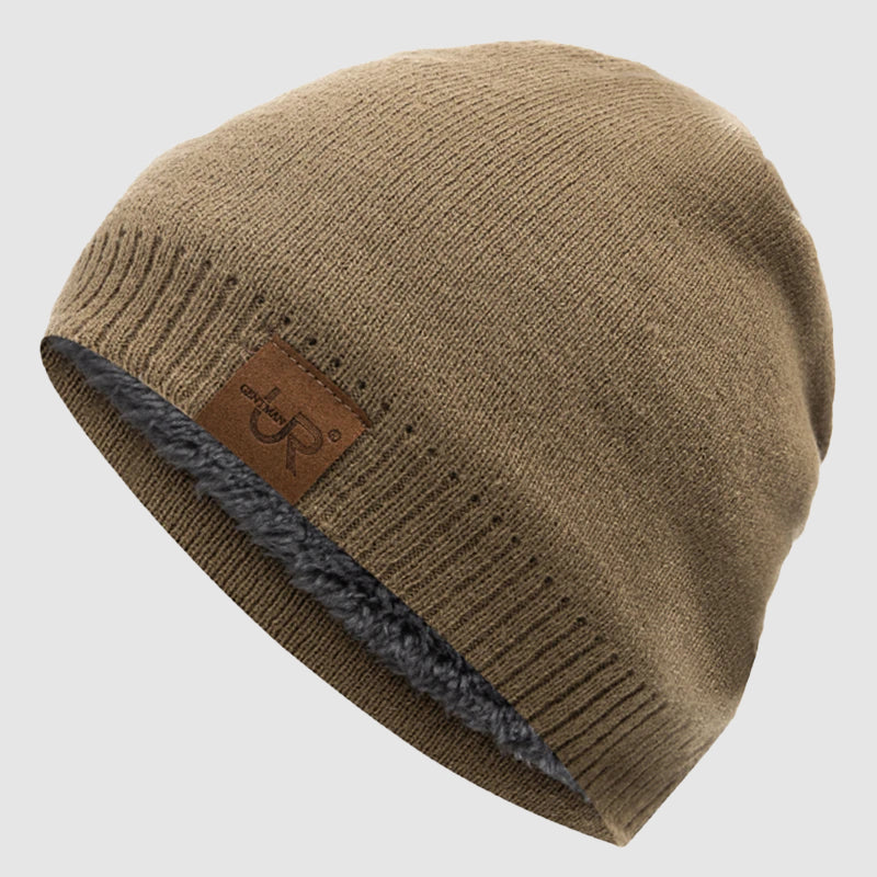 Unisex Strikbeanie med Fleeceforing Klassisk Design 1