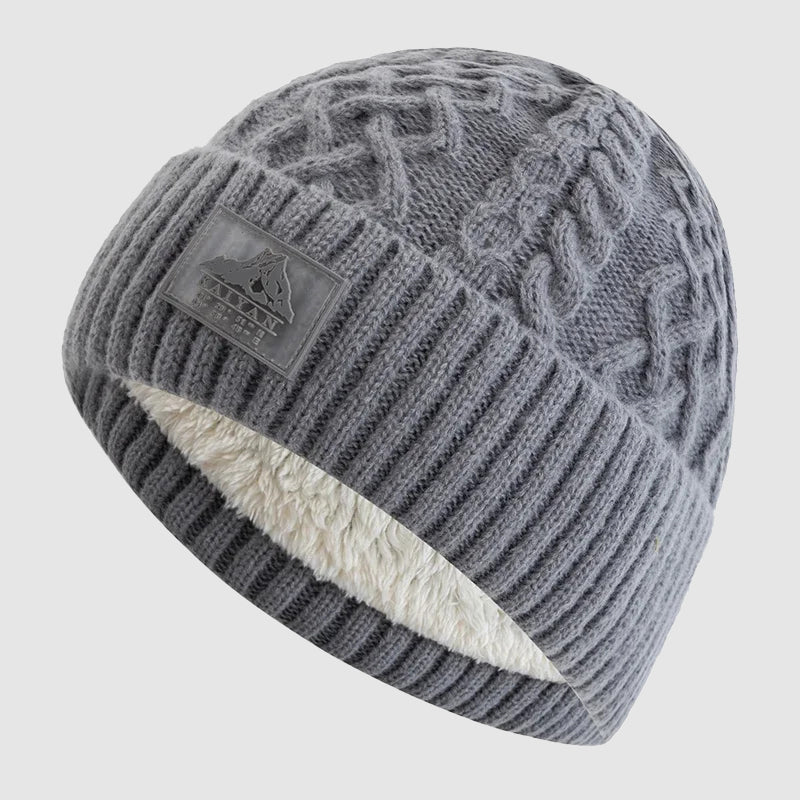 Unisex Strikket Hue Med Fold-Over Manchette 3