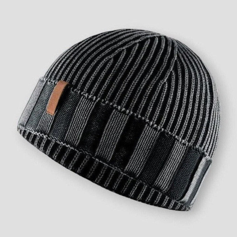 Unisex Strikket Hue med Retro Charme 4