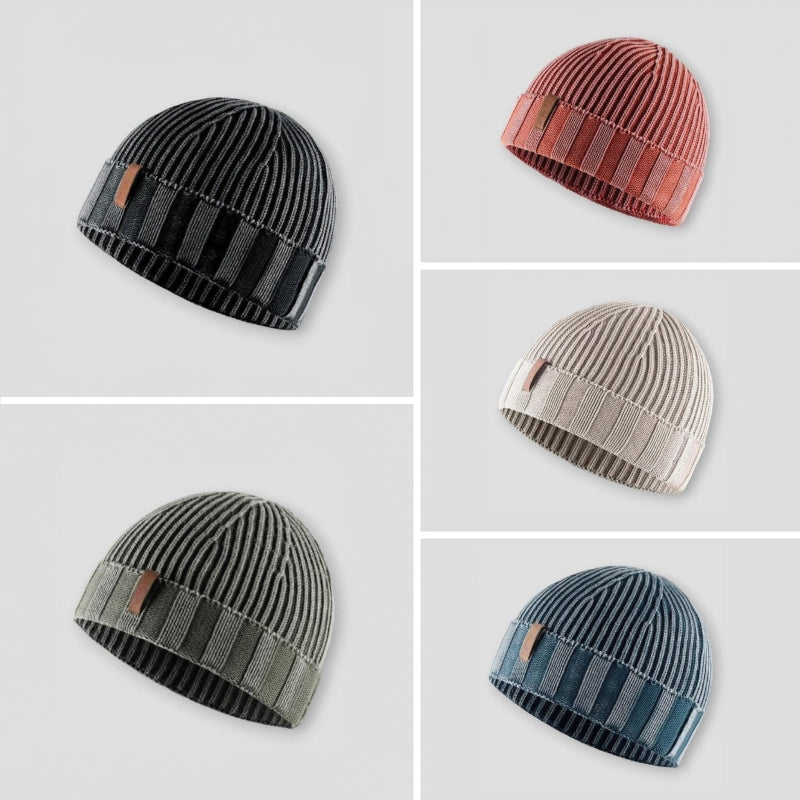 Unisex Strikket Hue med Retro Charme 5