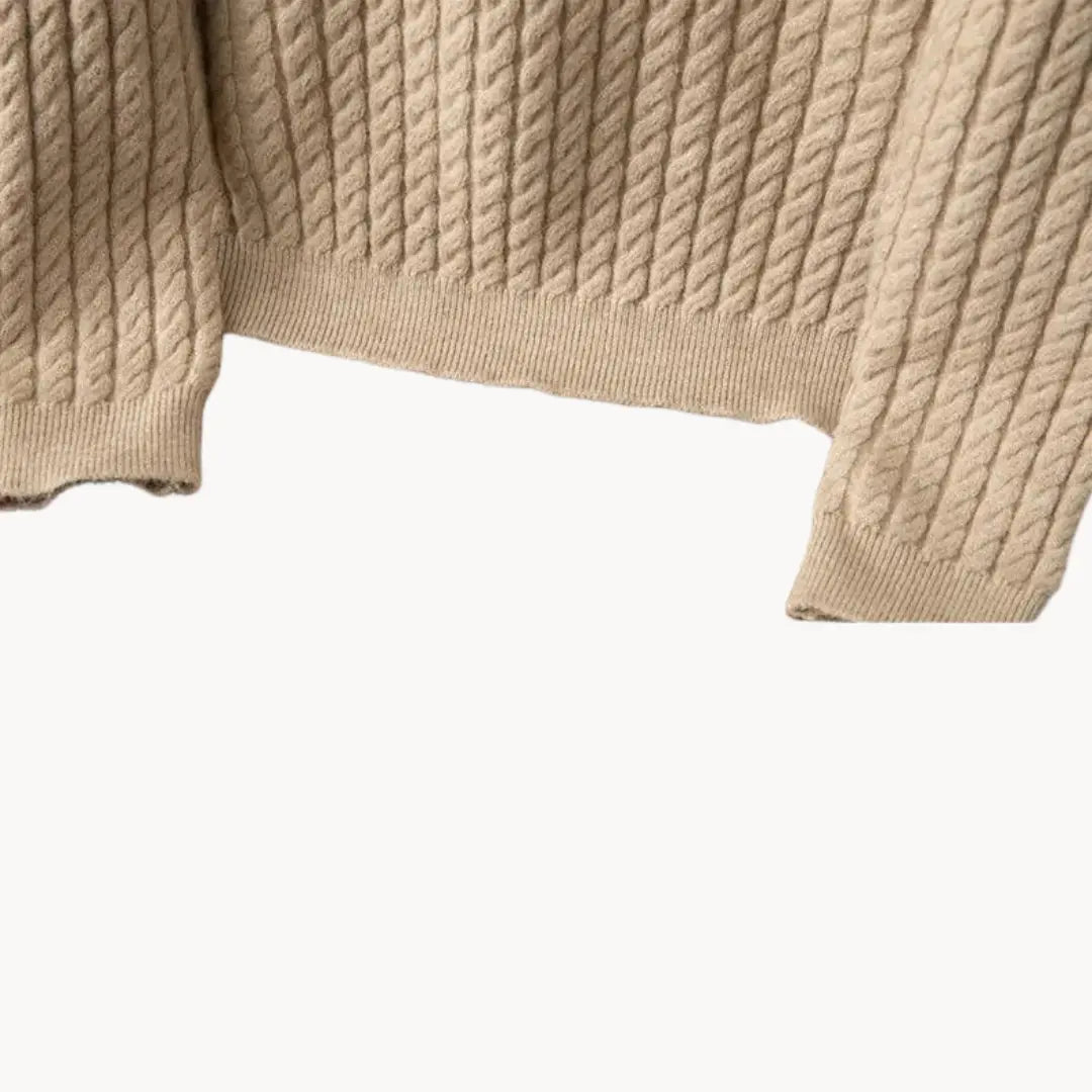 Unisex Strikket Sweater med Crewneck 5