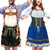 Unisex Trachten Skørtesæt Med 3D-Motiver Polyester Til Oktoberfest 8