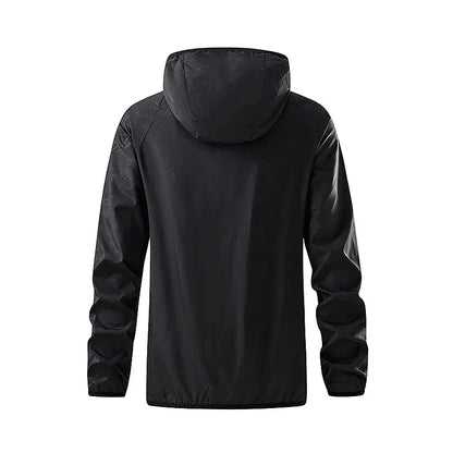 Unisex Vandtæt Jakke med Solbeskyttelse og Lynlås i Polyester 4