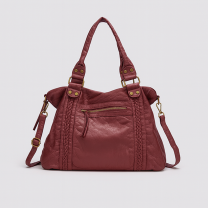 Unisex Vintage Skoletaske Hobo Stil 4