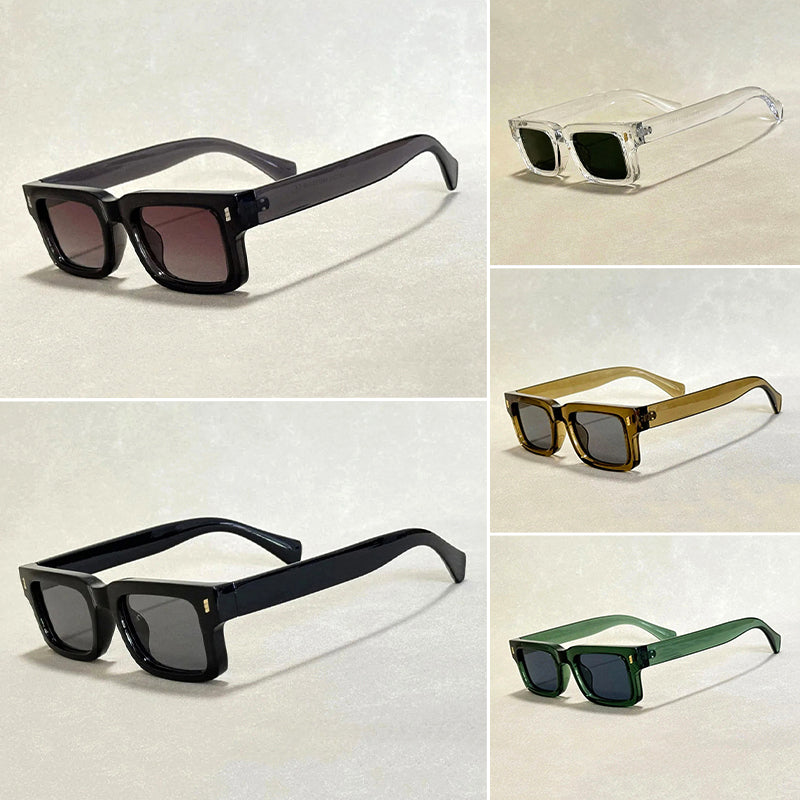 Unisex Vintage Solbriller Med Dristige Linjer 7
