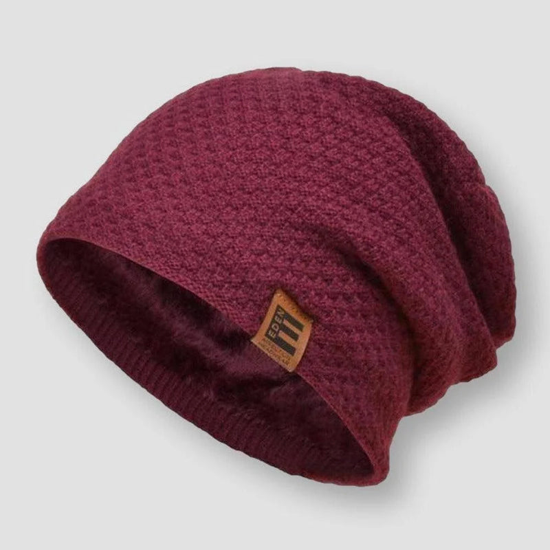 Unisex Vinter Beanie Vaffelstrik Moderne Design 3