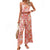 Buksedragt Damer Vintage Blomsterprint Ærmeløs Polyester 3