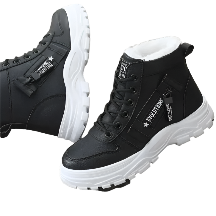 Kvinders Støvler Lav Stilfuld Kunstlæder Komfortabel Design