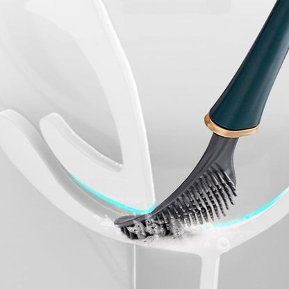 Væghængt Toiletbørste Silikone med Ergonomisk Håndtag til Effektiv Rengøring 4