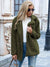 Varm Vinterjakke Dame Elegant Faux Fur 13