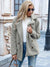 Varm Vinterjakke Dame Elegant Faux Fur 15