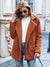 Varm Vinterjakke Dame Elegant Faux Fur 4