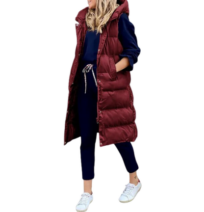Veste Til Kvinder Lang Casual Åben Front Mantel 0