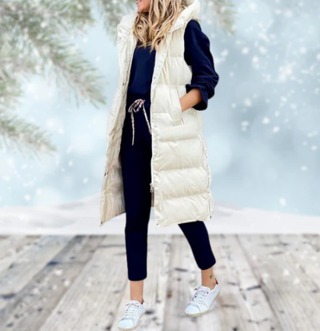 Veste Til Kvinder Lang Casual Åben Front Mantel 3