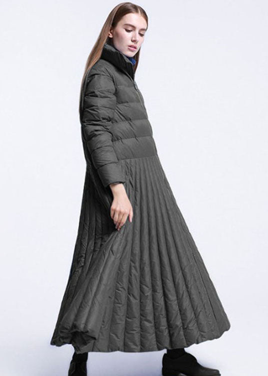 Vinterfrakke Dame Rund Design med Lommer - Komfortabel og Stilfuld Vinterfrakke til Damer 1