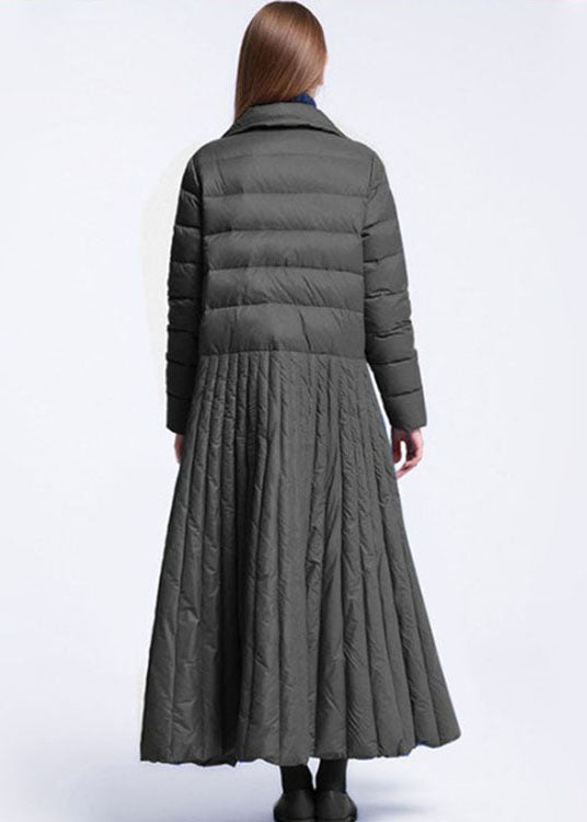 Vinterfrakke Dame Rund Design med Lommer - Komfortabel og Stilfuld Vinterfrakke til Damer 2