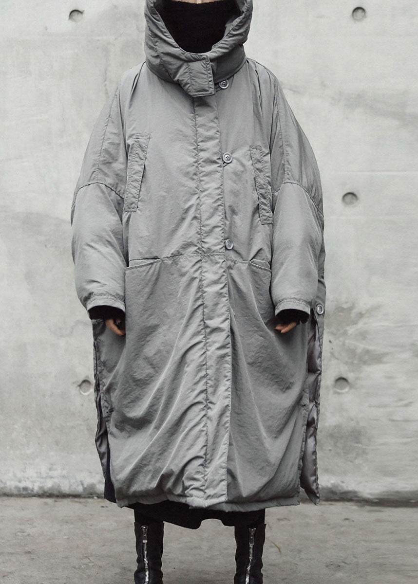 Vinterfrakke Dame med Hætte og Lommer - Vintage Stil til Koldt Vejr 1