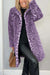 Vinterjakke Dame Leopardprint Moderne Design 5