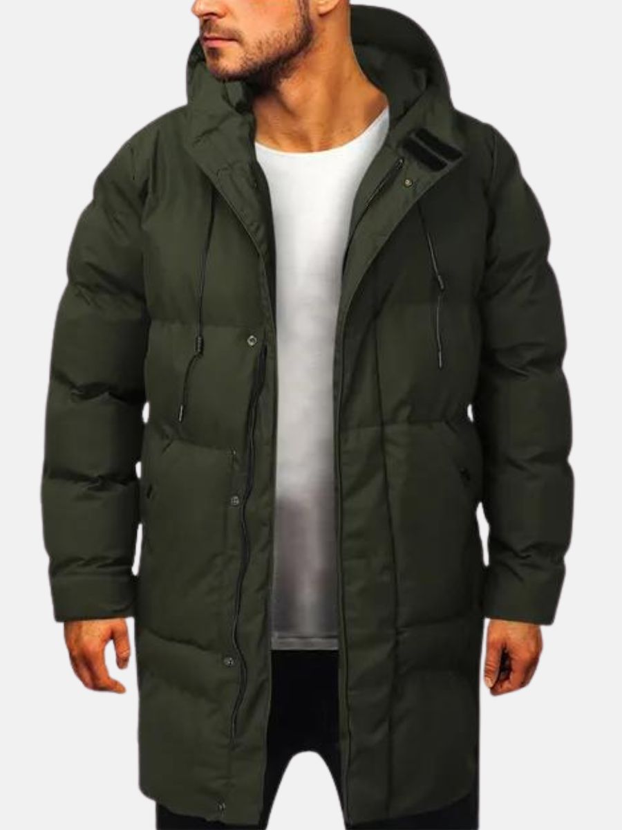 Vinterjakke Herre Minimalistisk Parka Design 2