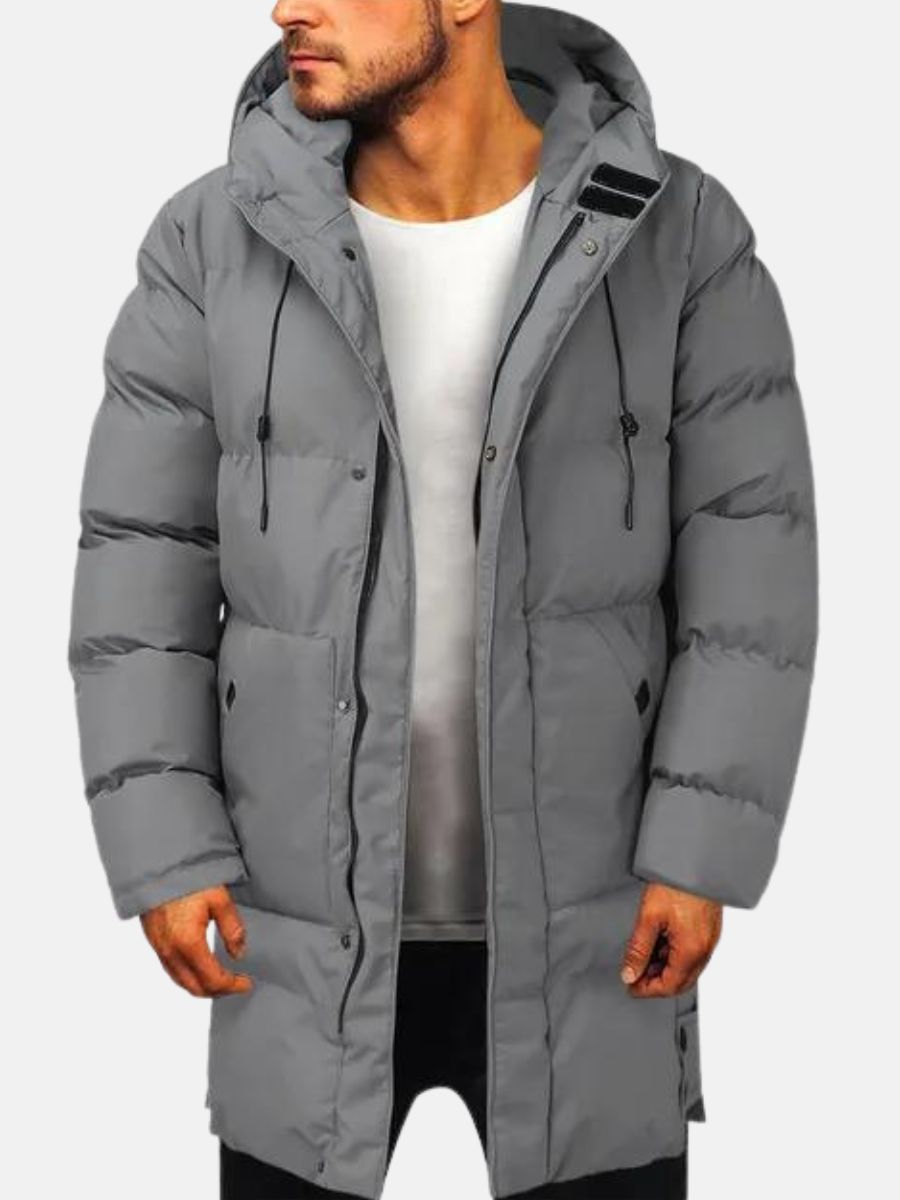 Vinterjakke Herre Minimalistisk Parka Design 3