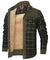 Vinterjakke Herre Plaid Sherpa Foderet Flannel 12