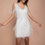 Variant image for Festkjoler Damer Rosa V-Ausschnitt Elegant Polyester Slank Silhuet-2