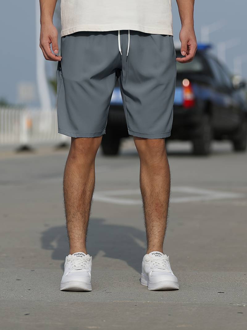 Mænds Casual Shorts Med Snøre Design-4