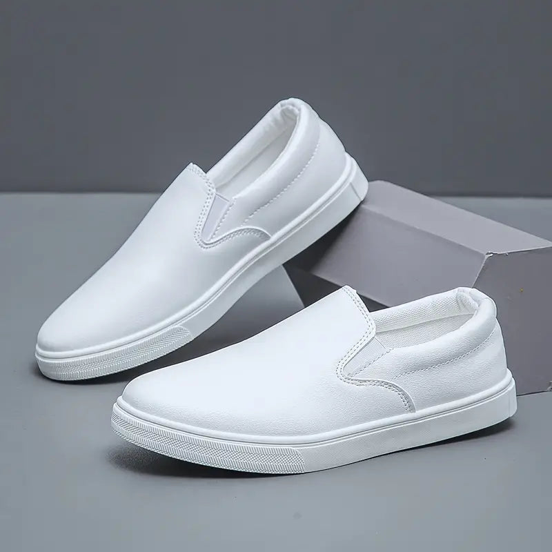 Herre Slipper Casual Læder Komfortabel Slip-On-3