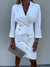 Kvinders Blazerkjole Elegant Professionel Stil Viskose