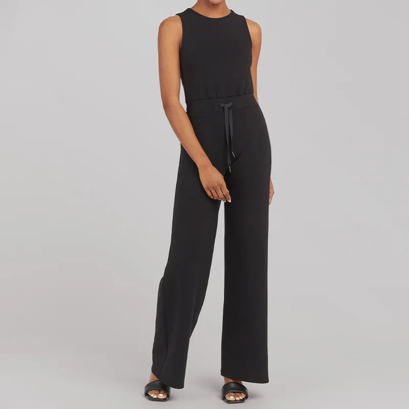 Variant image for Kvinder Jumpsuit Sort Elegant Letvægtsstof-22