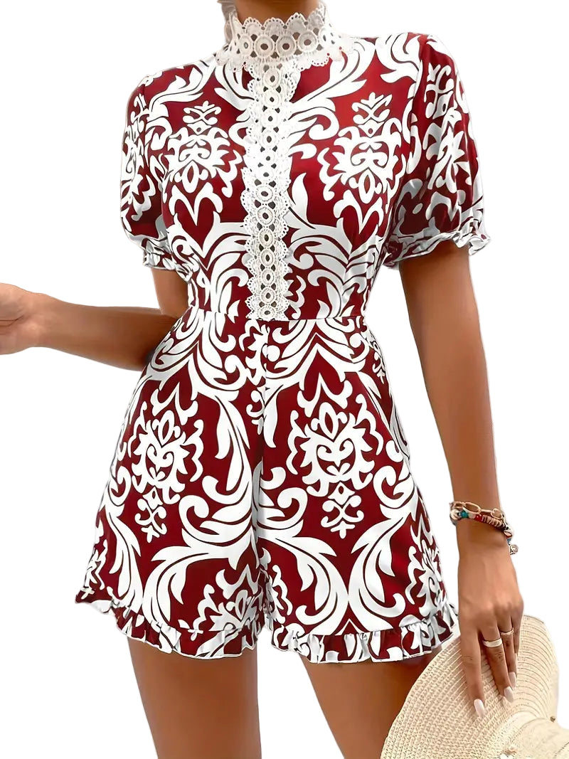 Dame Romper Dristig Stil Komfortabel Polyester Elastan 1